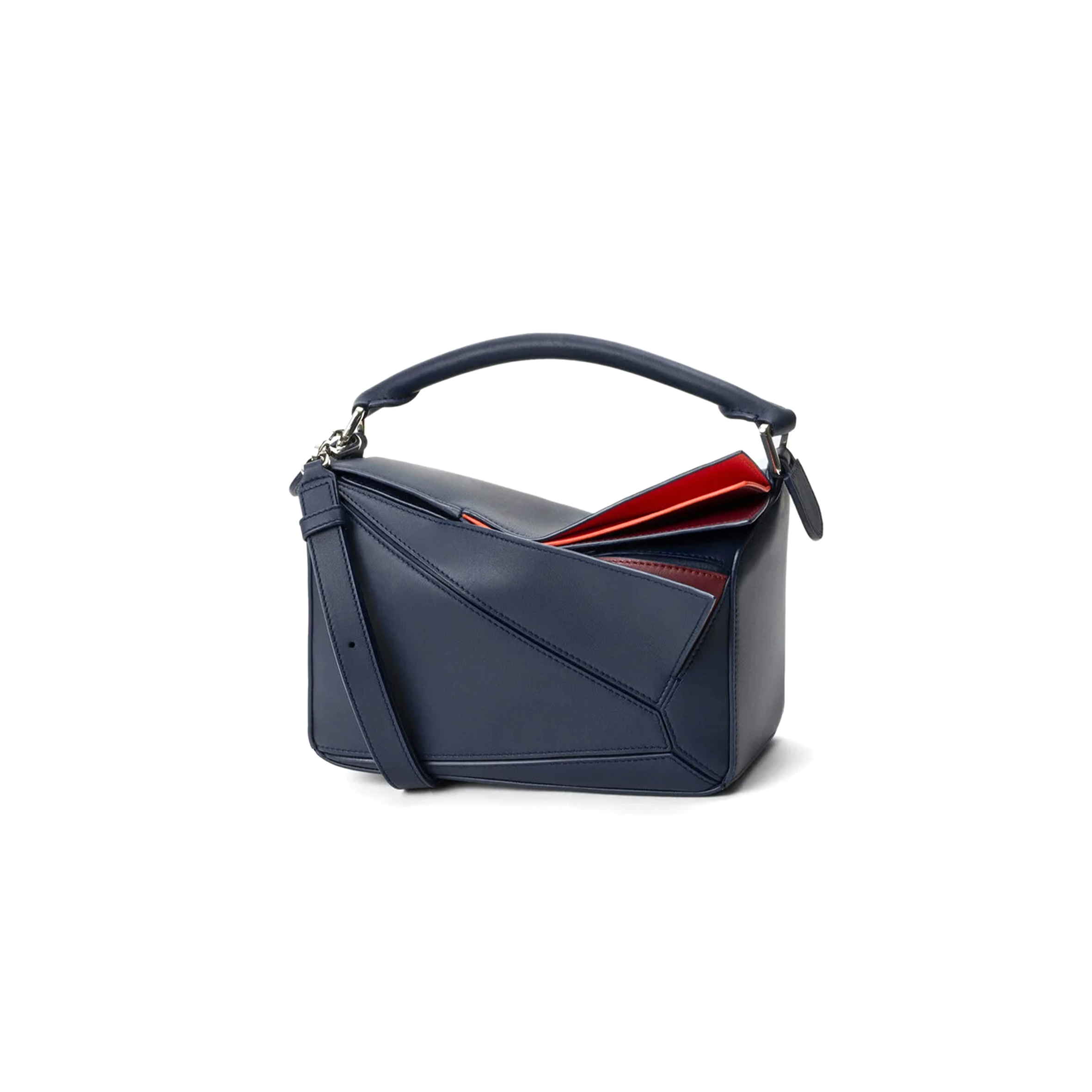 LOEWE SMALL LAYERED PUZZLE BAG IN CLASSIC CALFSKIN A510S21XDQ (24*16.5*10.5cm)